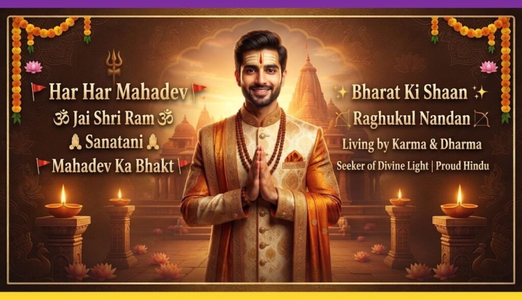Kattar Hindu Bio For Instagram