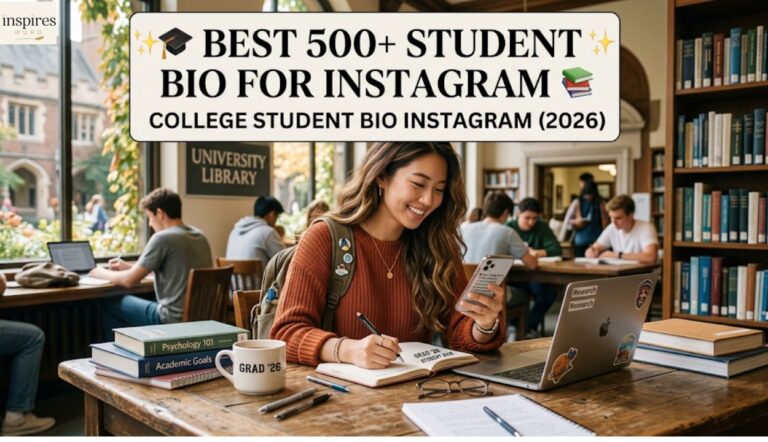 Best 500+ Student Bio For Instagram