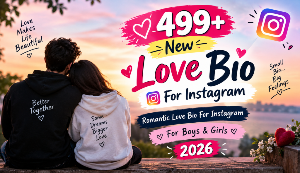 💞 Romantic love bio for instagram