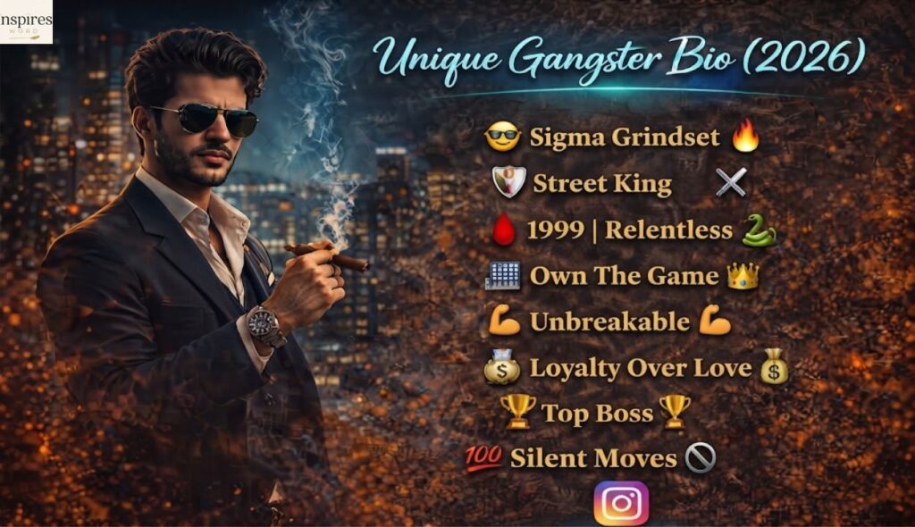 What Is a Gangster Instagram Bio?
