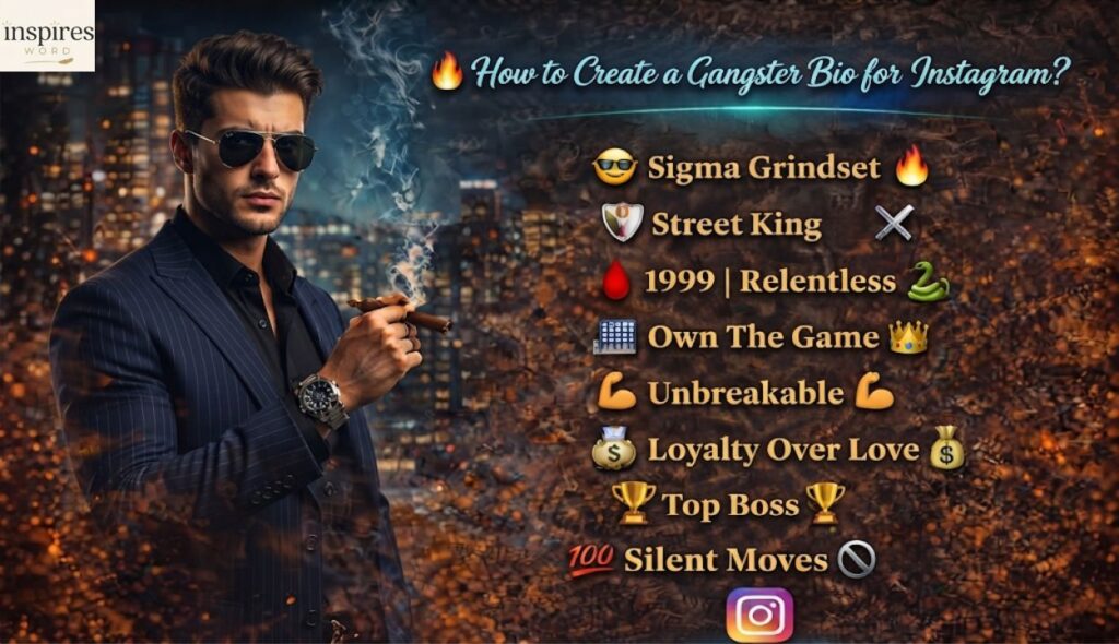 🔥 How to Create a Gangster Bio for Instagram?