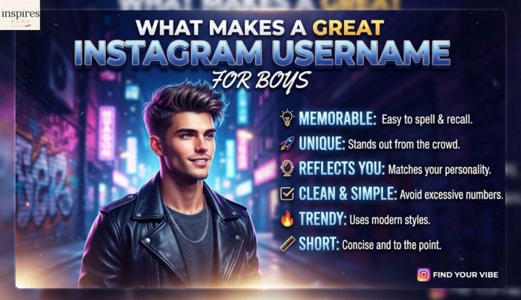 ๐ง What Makes a Great Instagram Username for Boys?