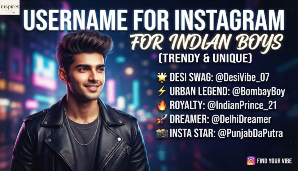 ๐ฎ๐ณ Username For Instagram For Boy Indian