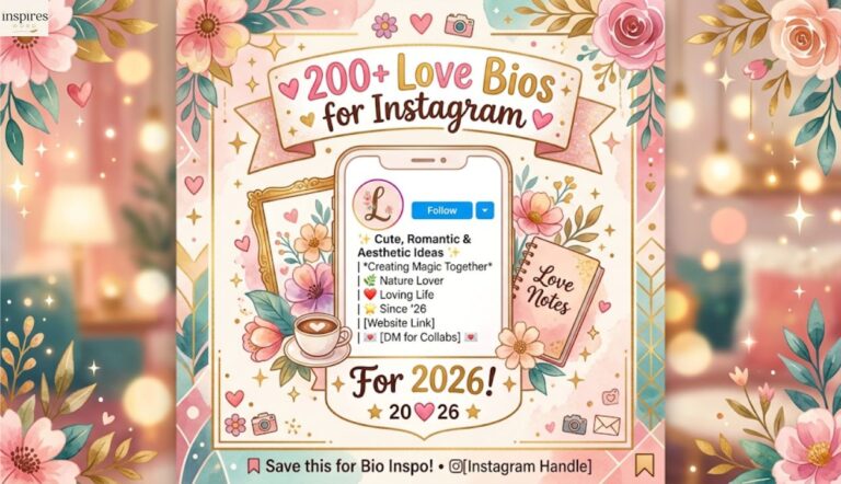 💕 200+ Love Bio for Instagram: