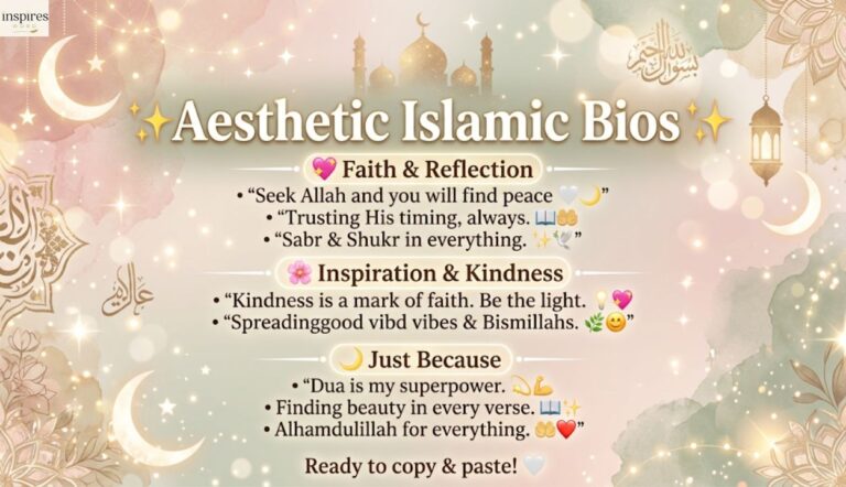 Aesthetic Bio for Instagram Copy Paste Islamic with Emoji: