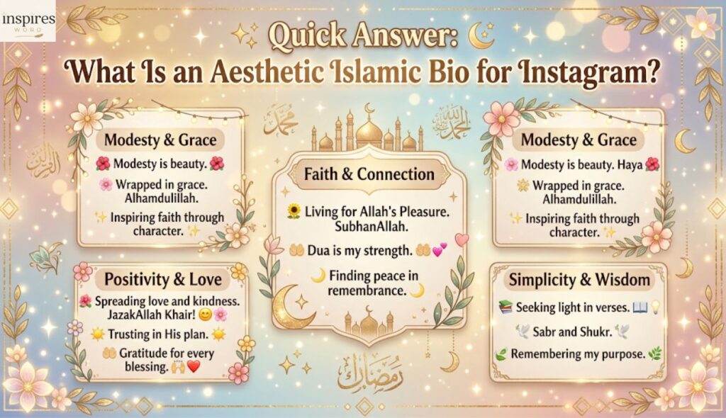 β‘ Quick Answer: What Is an Aesthetic Islamic Bio for Instagram?